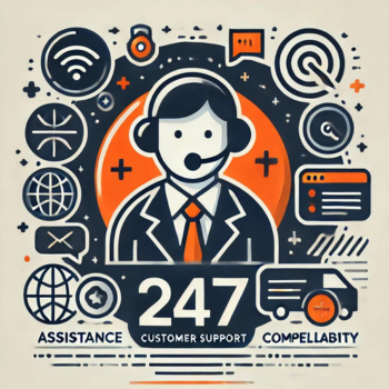 24/7 customer support for uninterrupted service.